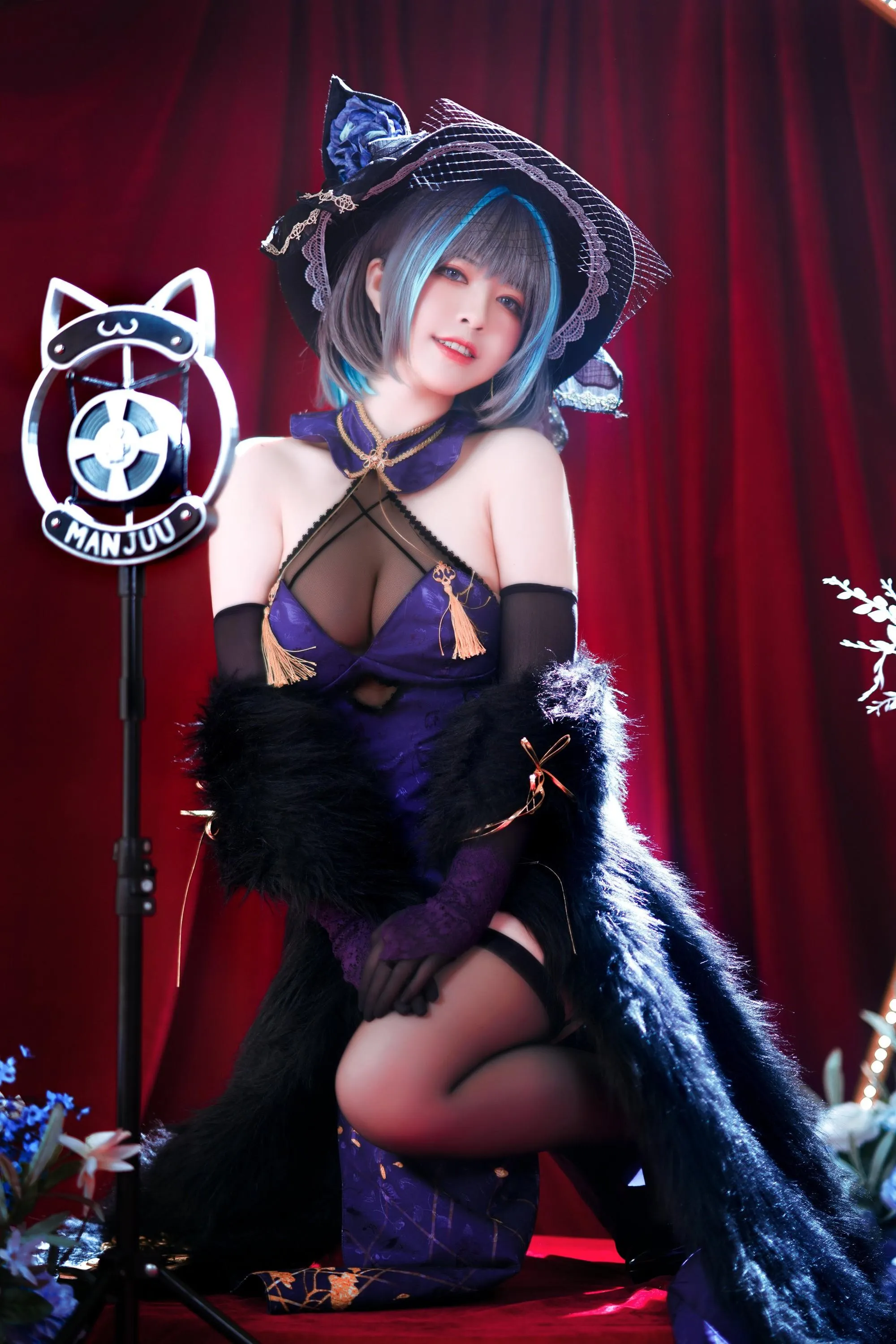 半半子 – NO.52 柴郡旗袍 [44P]插图7